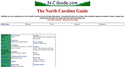 Desktop Screenshot of ncguide.com